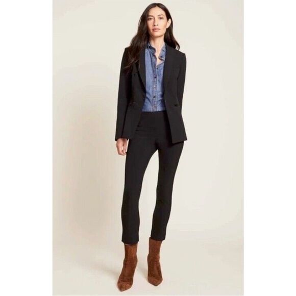 Veronica Beard NEW Iconic Scuba Dickey Jacket In Black Size 2 $645.00 - Picture 1 of 7